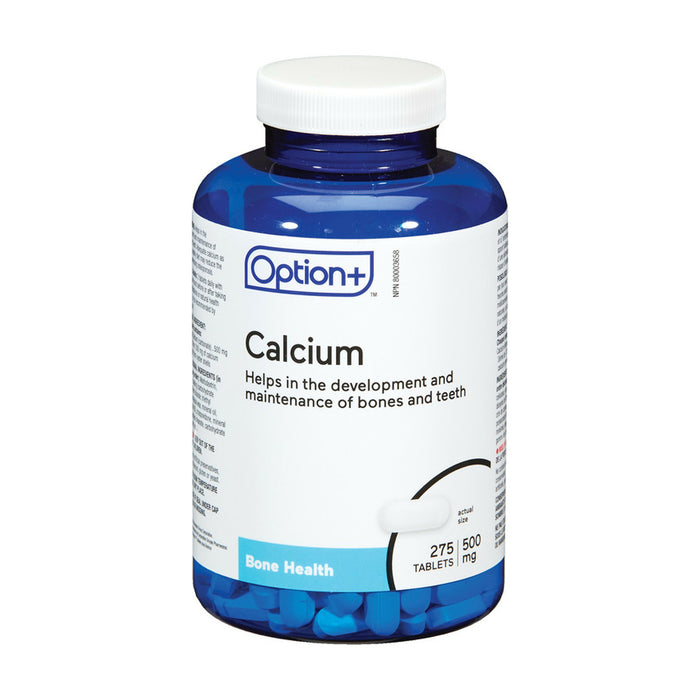 Supplément de calcium Option+, 275 comprimés