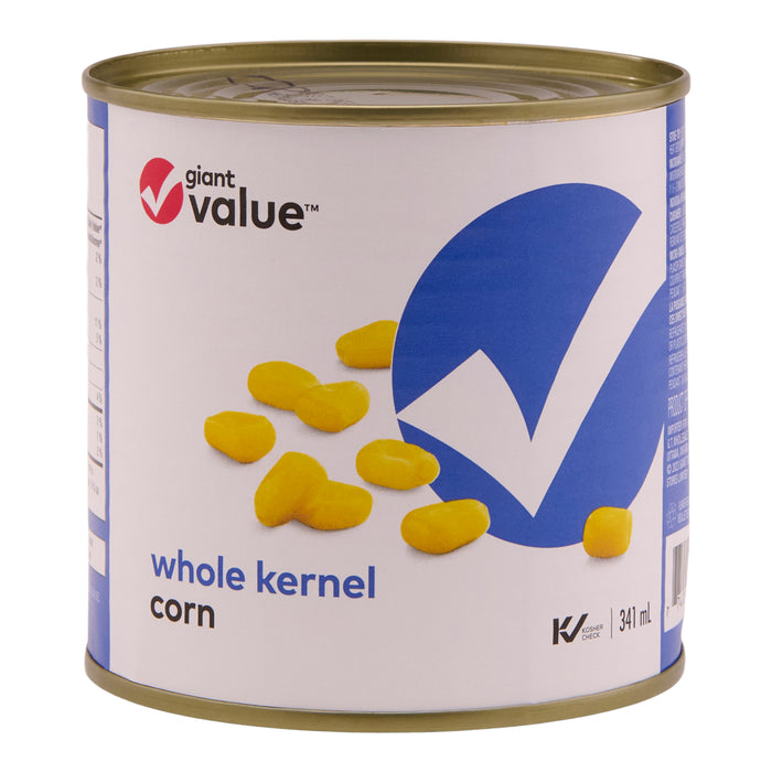 Maïs à grains entiers Giant Value, 341 ml