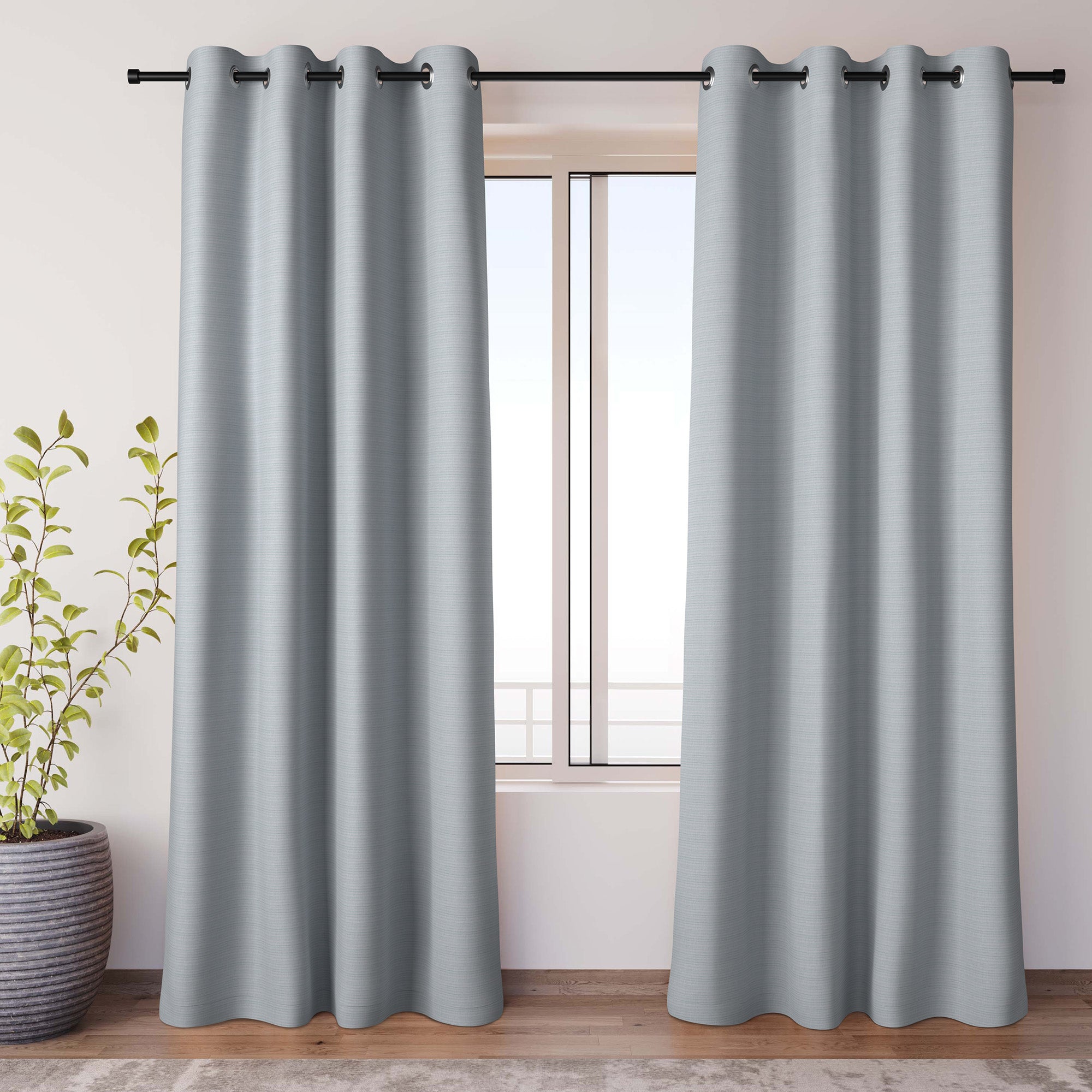 Textured Tonal Sheer Curtain, 84in. Giant Tiger