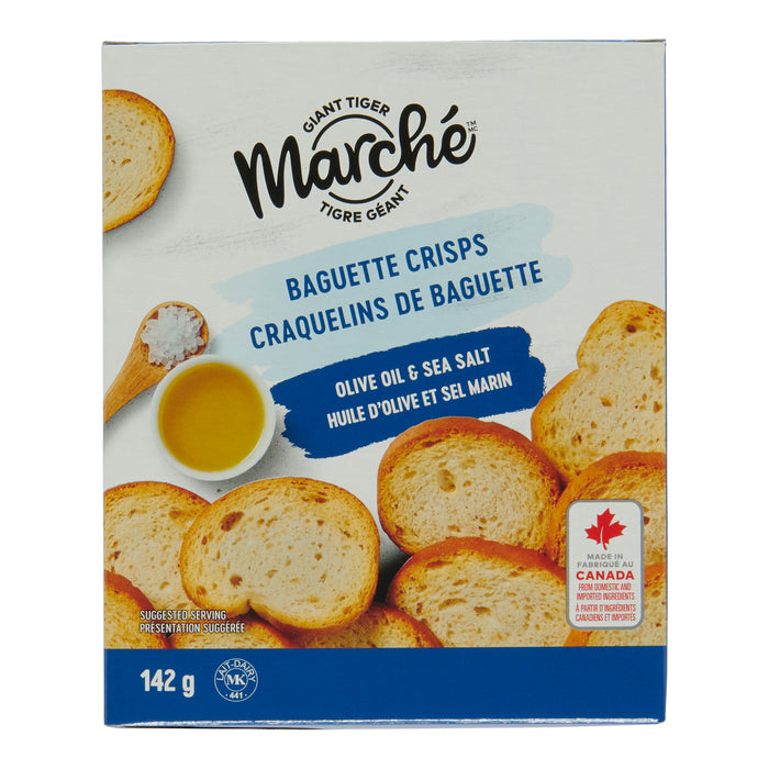 Giant Tiger Marché Olive Oil and Sea Salt Baguettes, 142 g