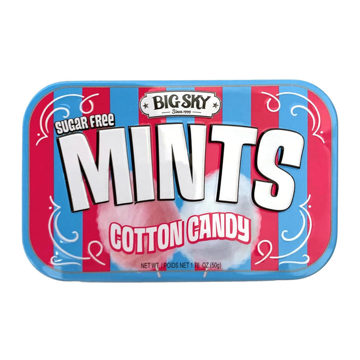 Big Sky Sugar Free Cotton Candy Mint Candy, 50g