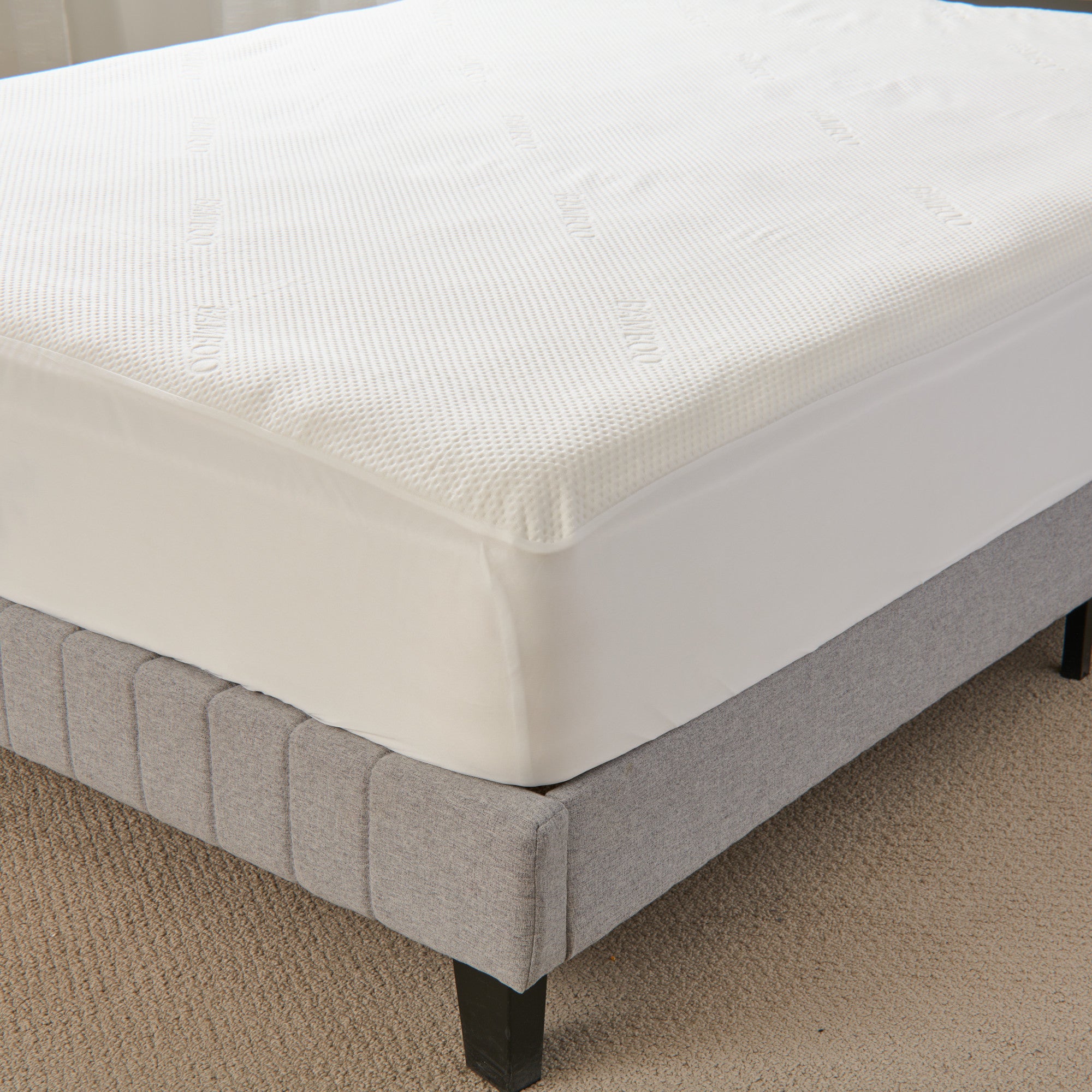 Waterproof Bamboo Mattress Protector, Queen Giant Tiger