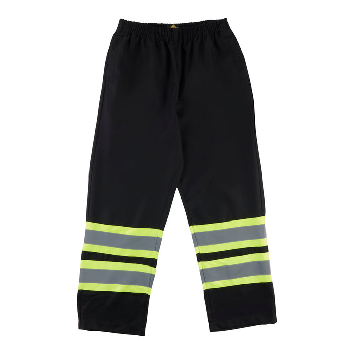 Tradesmax Pro Men's Black Pull-On HIVIS Work Pants
