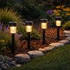 Solar Stake Lights, 15-in, 4-Pack