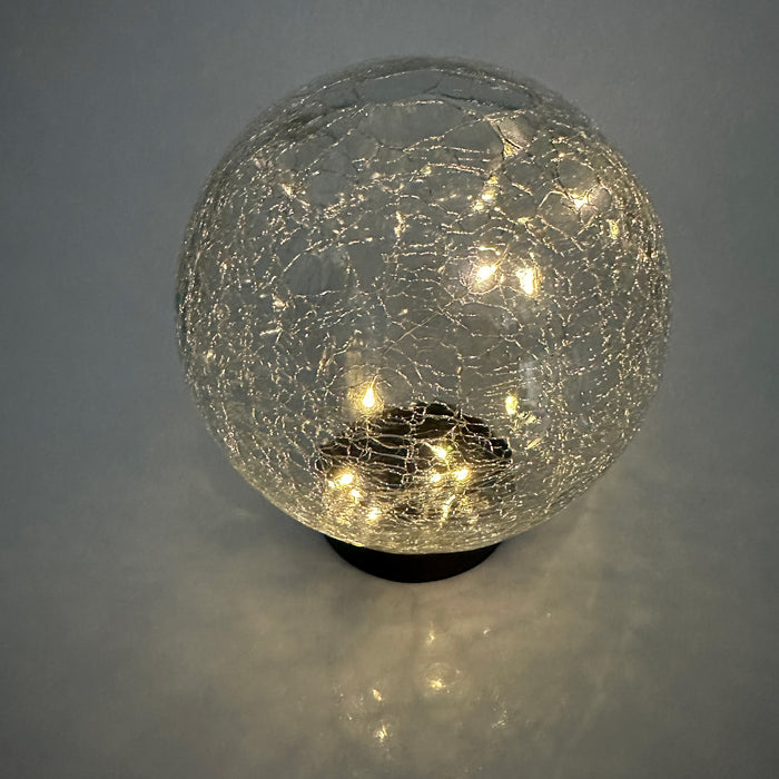 Solar Living Solar Crackle Ball Sphere, 6-in.