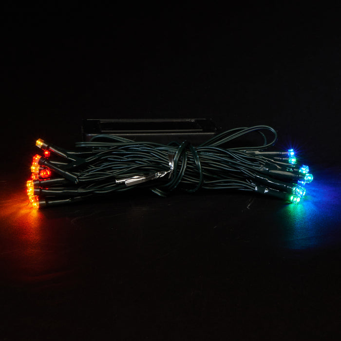 Solar Living 50 LED Solar Powered String Lights, Multi-Coloured, 19-ft.