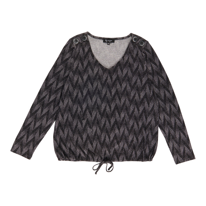 lily morgan Women's Tie-Front Blouse