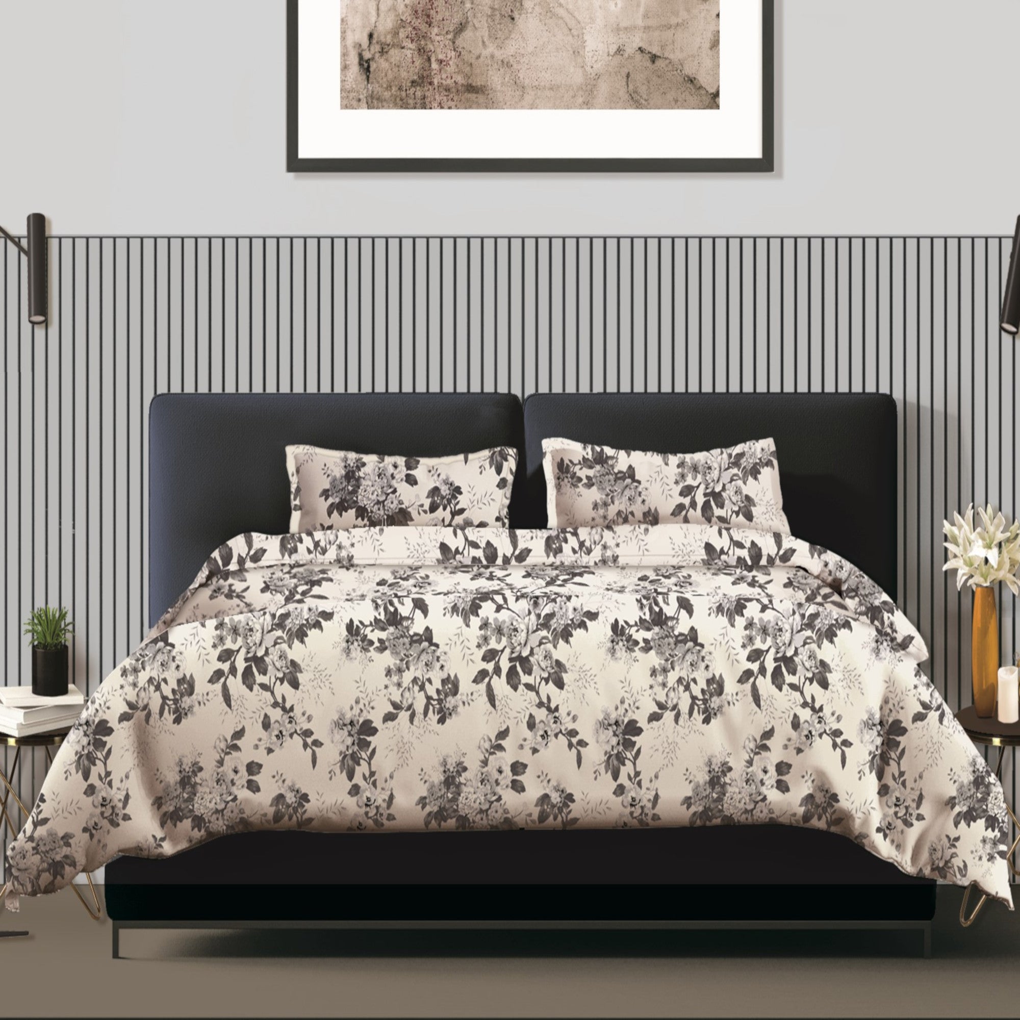Debbie Travis® Printed Comforter Set, King, 3 Piece Giant Tiger