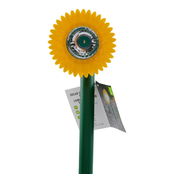 Solar Living Solar Sunflower Light, 14-in.