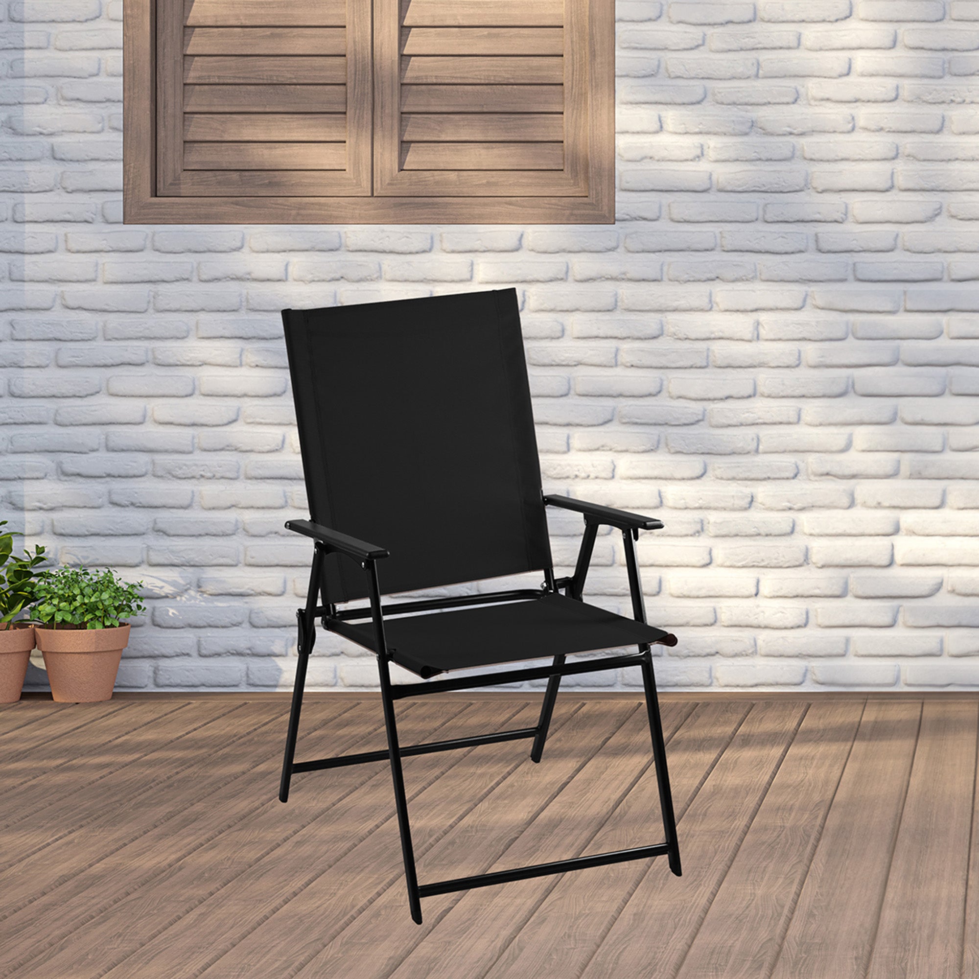 Patio Sling Folding Chair Giant Tiger