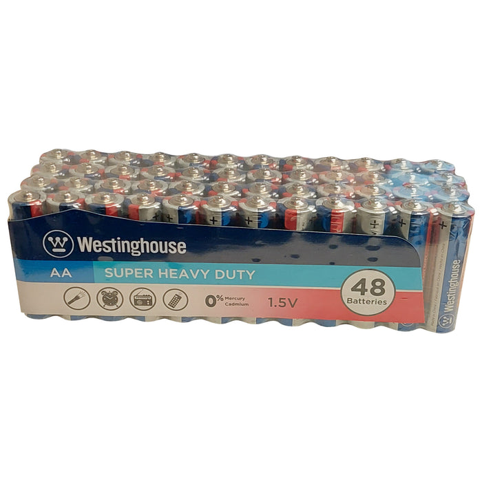 Emb. de piles AA super robustes Westinghouse – emb. de 48