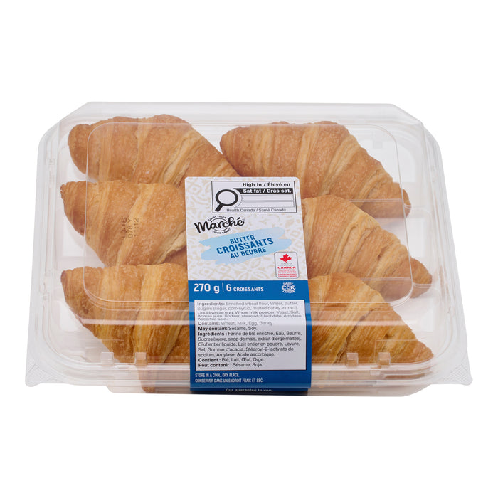Giant Tiger Marché Butter Croissants, 270 g