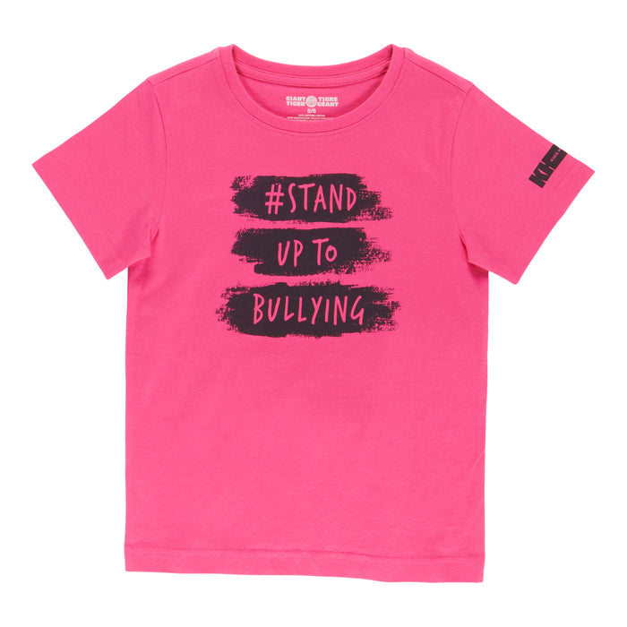 T-shirt « Stand up to Bullying » unisexe pour tout-petits – anglais