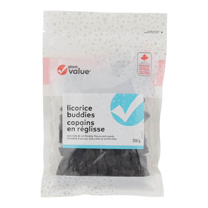 Giant Value Licorice Buddies, 200 g