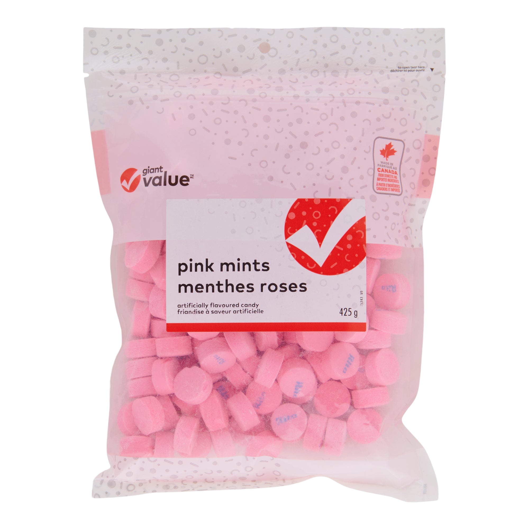 Giant Value Pink Mints, 425 g β Giant Tiger