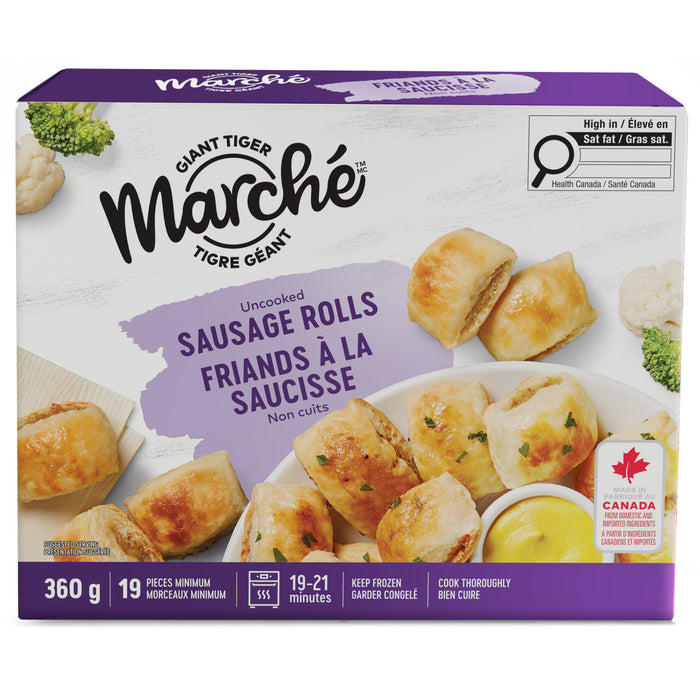 Friand à la saucisse Tigre Géant Marché, 360 g 