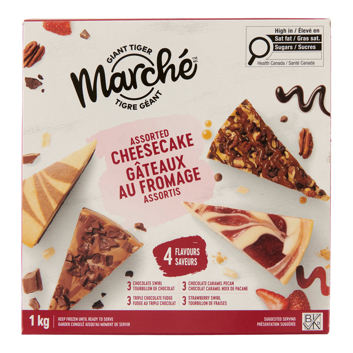Giant Tiger Marché Assorted Cheesecake, 1 kg