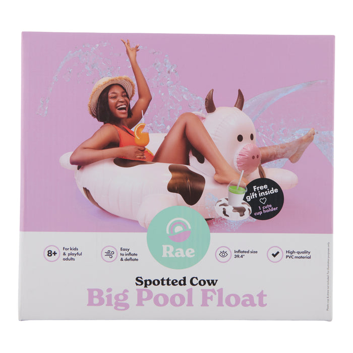 Rae Spotted Cow Pool Float, 39-in.