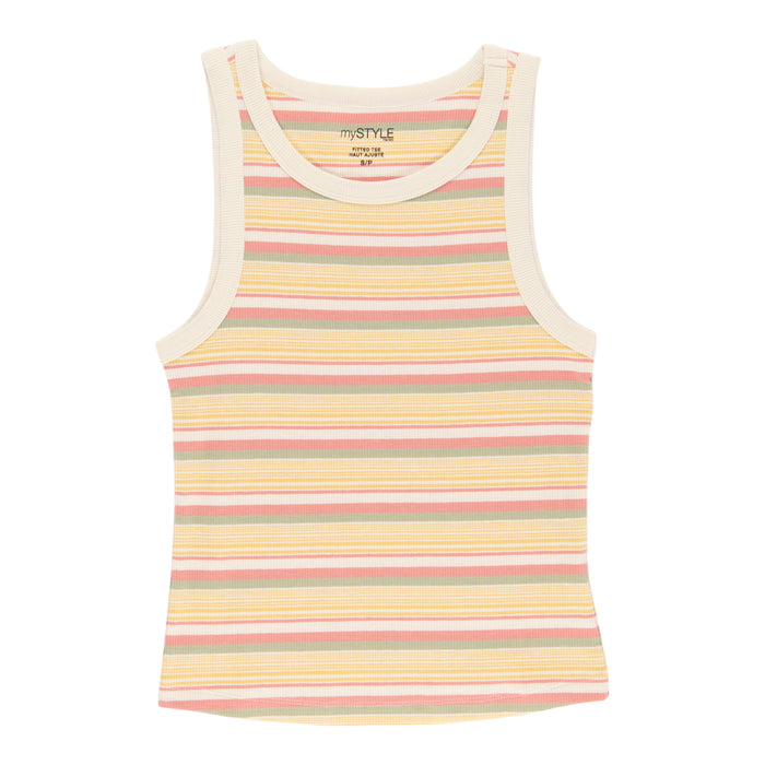 mySTYLE Women's Ribbed Tank Top