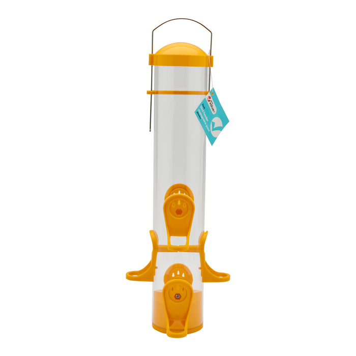 Giant Value Yellow Plastic Bird Feeder
