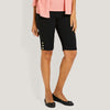 Short ajusté avec bouton taille petite Classic Editions pour femmes