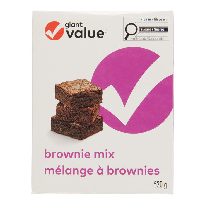 Giant Value Brownie Mix, 520 g
