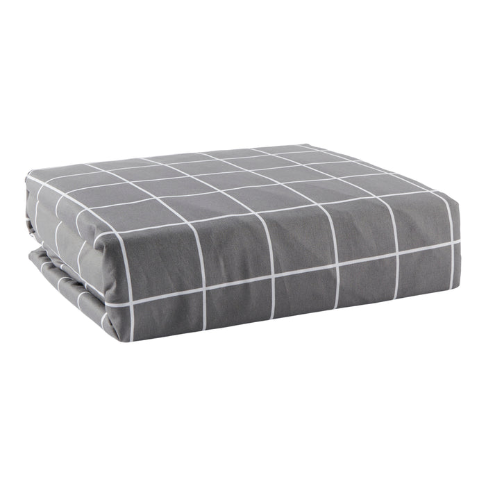 Microfiber Printed Sheet Set, Double, 4 Piece