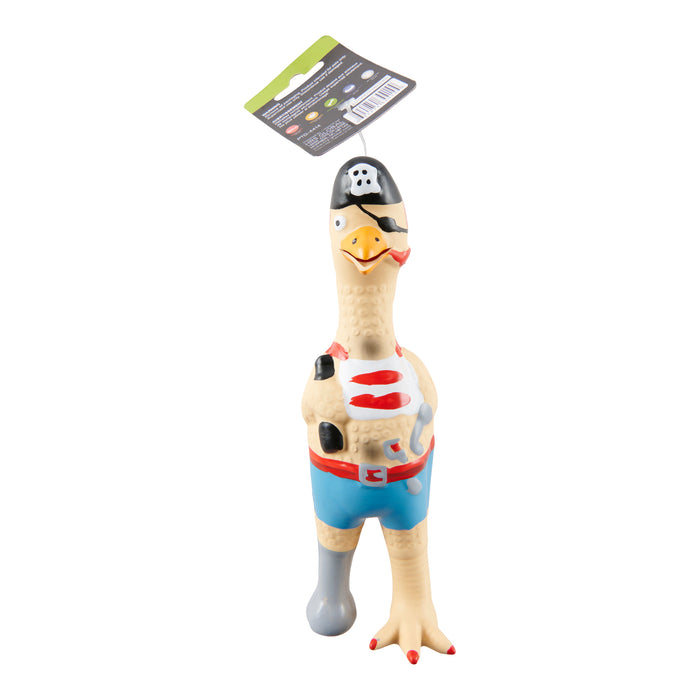 Animooos! Squawk Chicken Dog Toy, Assorted
