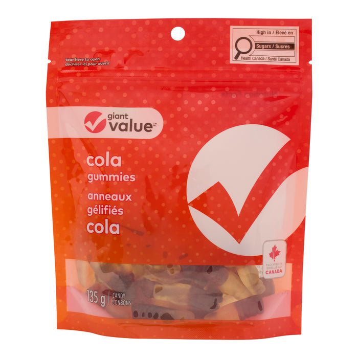 Giant Value Cola Gummies, 135 g
