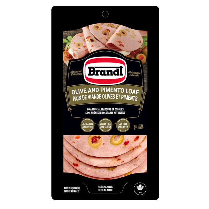 Tranches de pain de viande olives et piments Brandt, 150 g