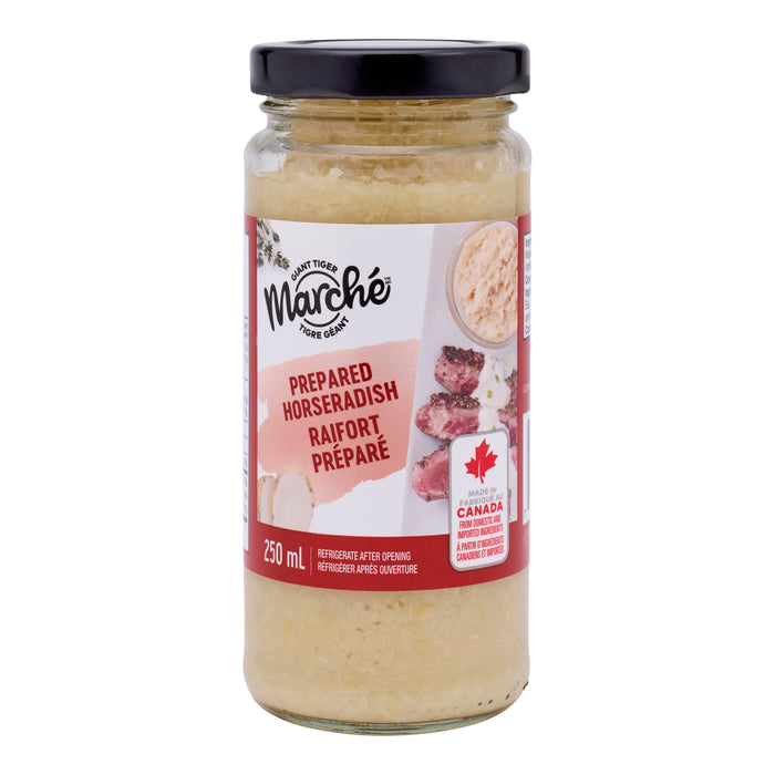 Sauce au raifort Marché Tigre Géant, 250 ml