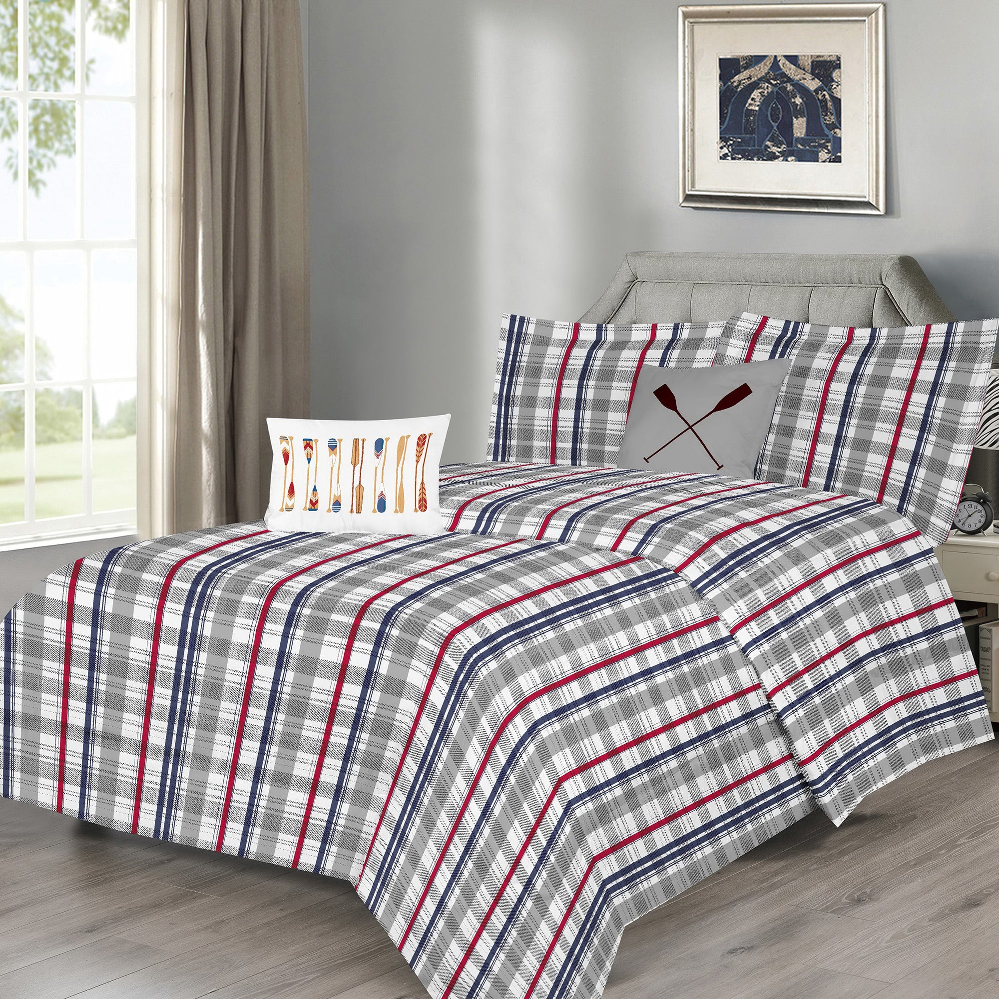 Queen Comforter Set, 5 Piece Giant Tiger