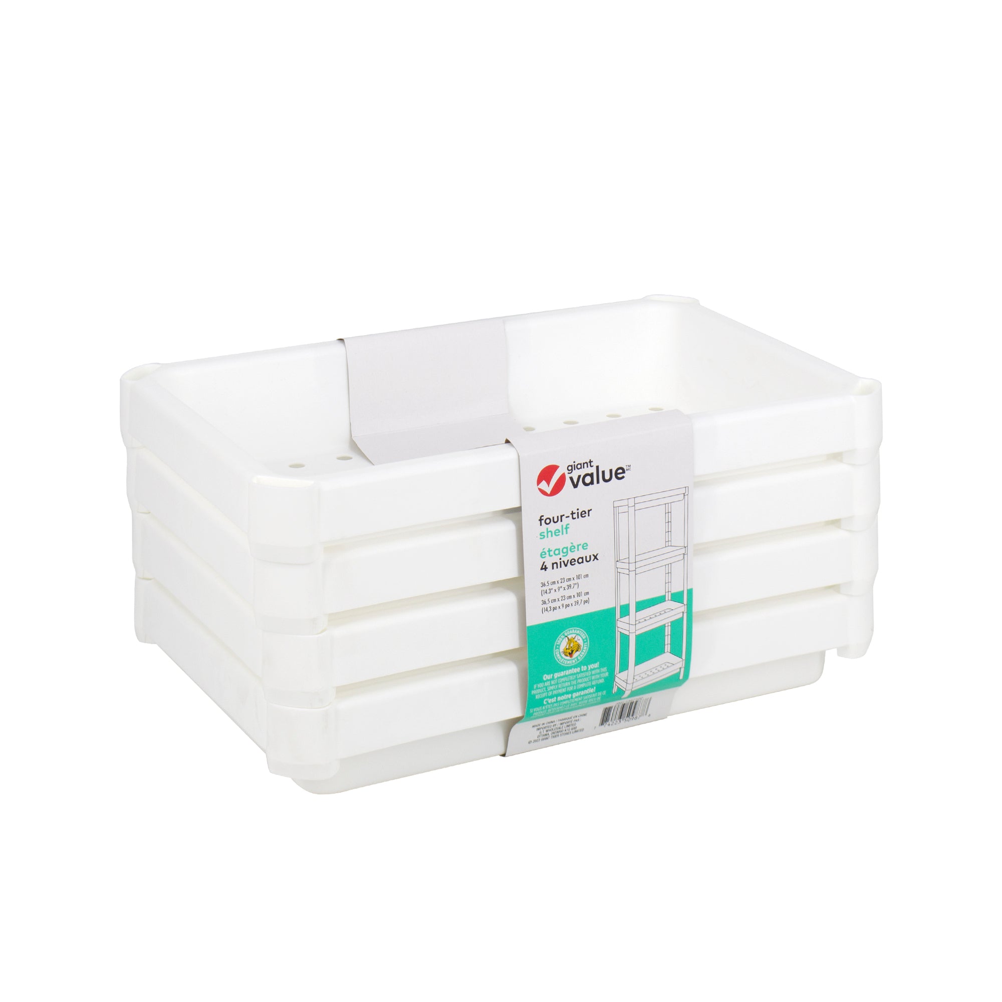 Giant Value FourTier Shelf, 40in. Giant Tiger