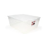 Tuffstore Clear Tote With Lid, 19.4-L.