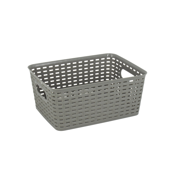 Bac en osier de plastique Gaint Value, petit