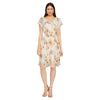 lily morgan Women's Flutter Sleeve Dress