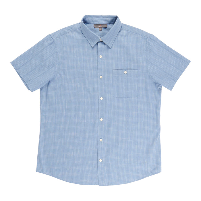 Mountain Ridge Men's Textured Button-Up Shirt