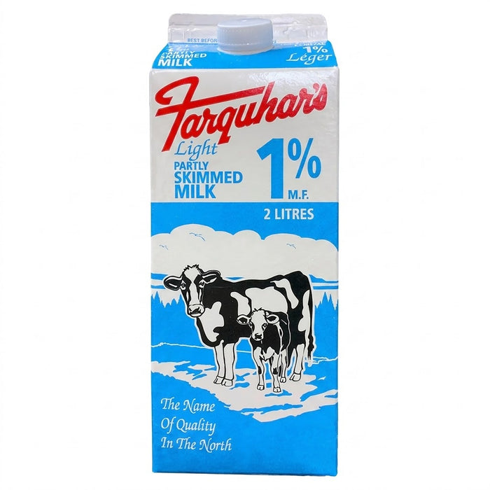Farquhar's Light 1% Partly Skimmed Milk, 2 L