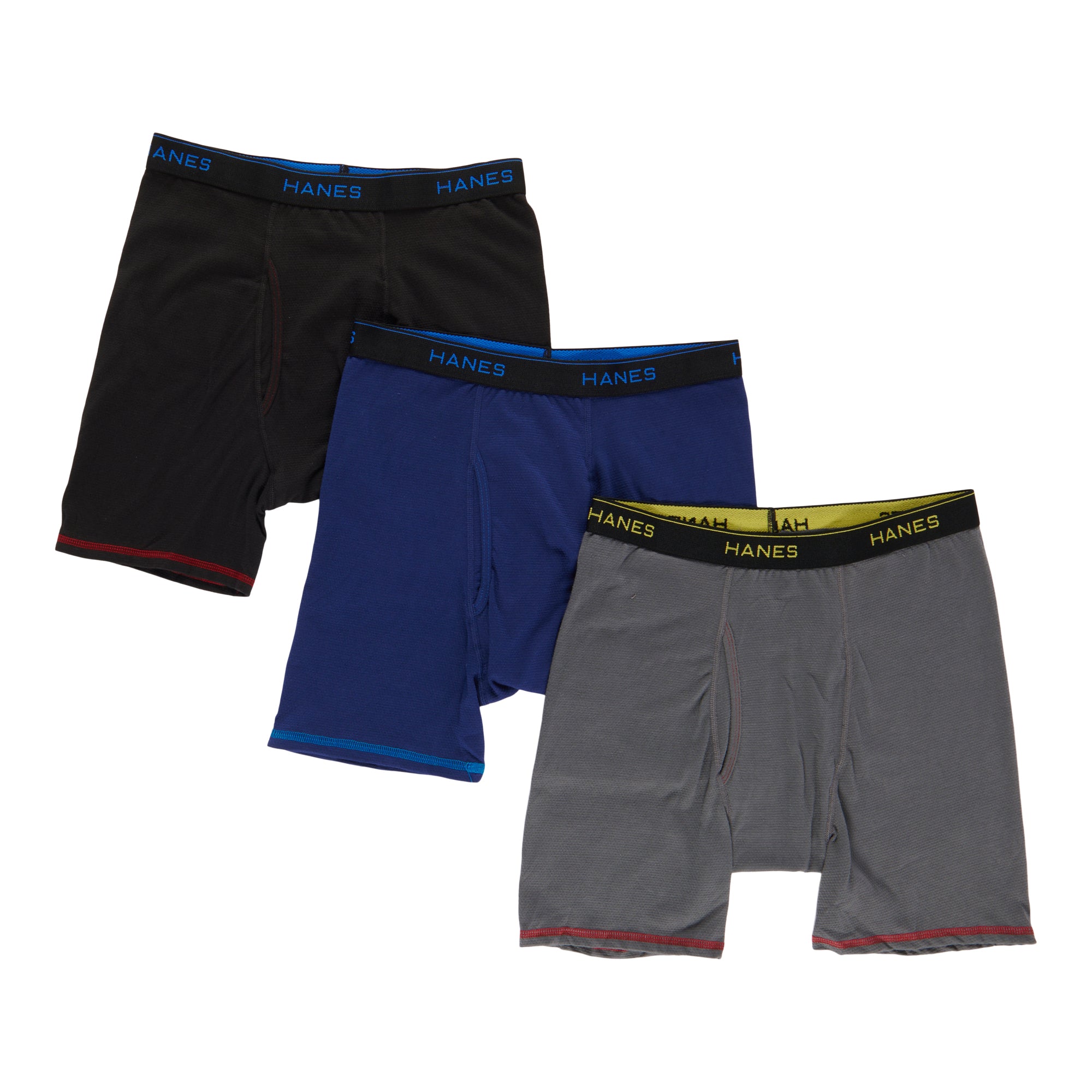 Hanes Men's Boxer Briefs, 3Pack, Assorted Giant Tiger