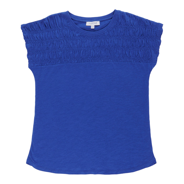 T-shirt froncé mySTYLE pour femmes