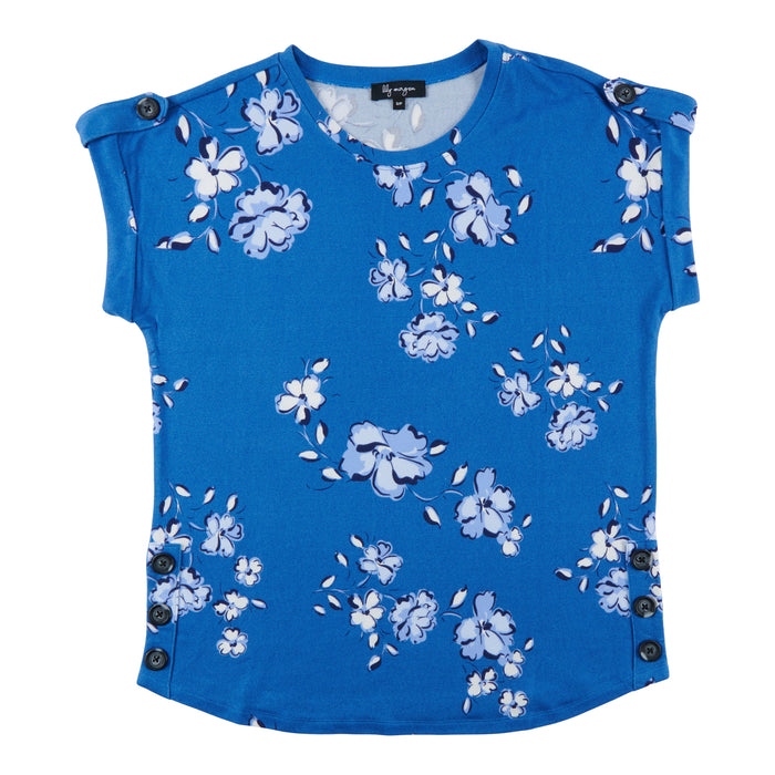 lily morgan Women's Top with Button Details