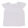 T-shirt en tissu de laine grossière avec détail en crochet au cou Mykonos mySTYLE pour femmes