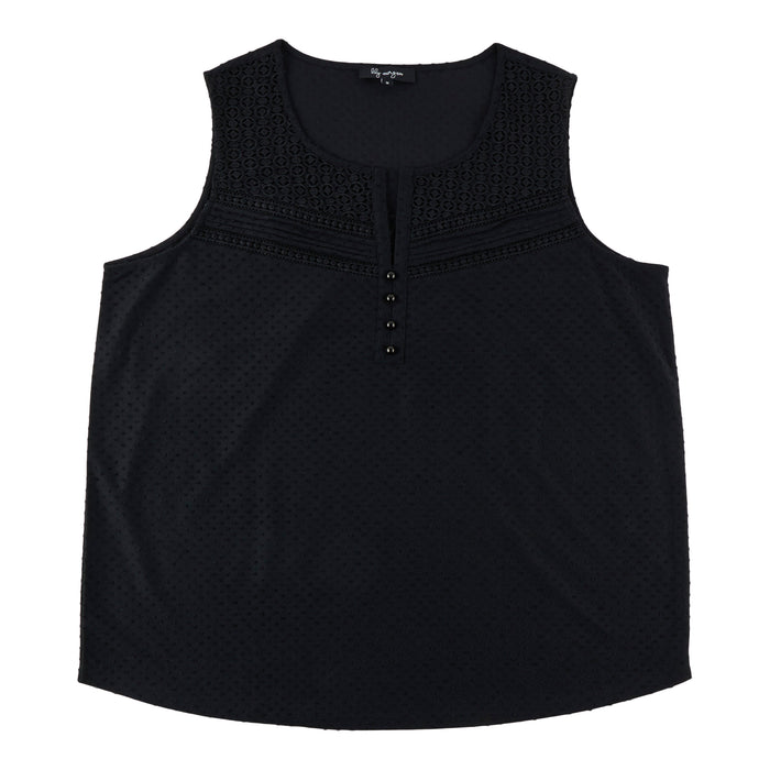 lily morgan Women's Plus Sleeveless Top
