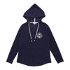 mySTYLE Women's Drawstring Striped Hoodie