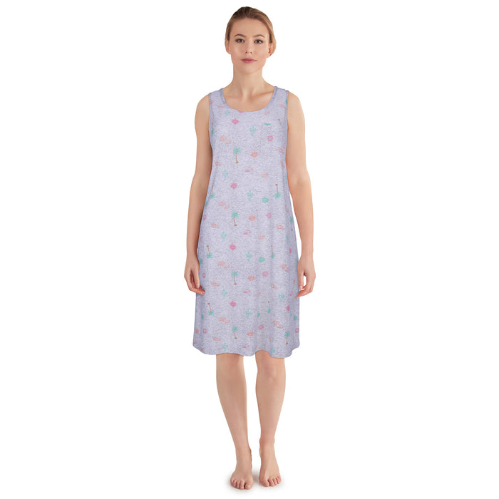 Chemise de nuit sans manches Carisma pour femmes