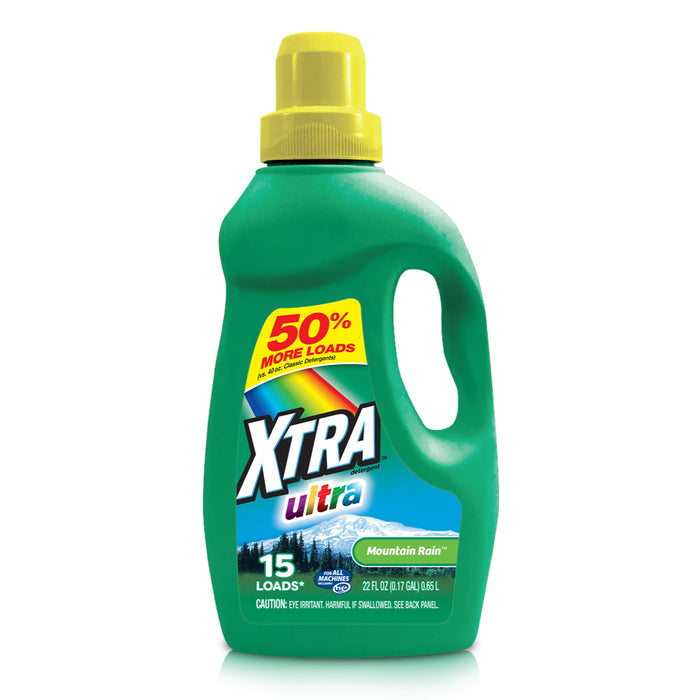 Xtra Ultra Liquid Laundry Detergent Mountain Rain, 650 ml