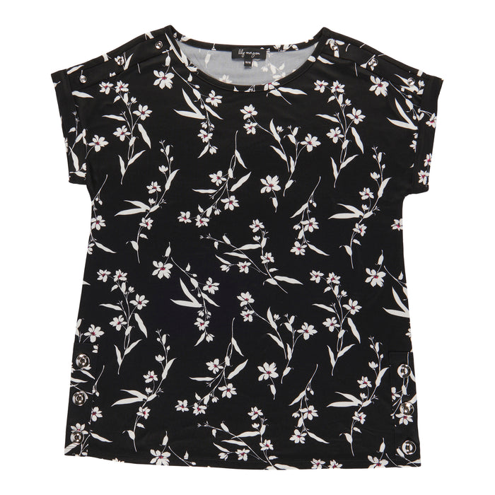 lily morgan Women's Button Detail Blouse