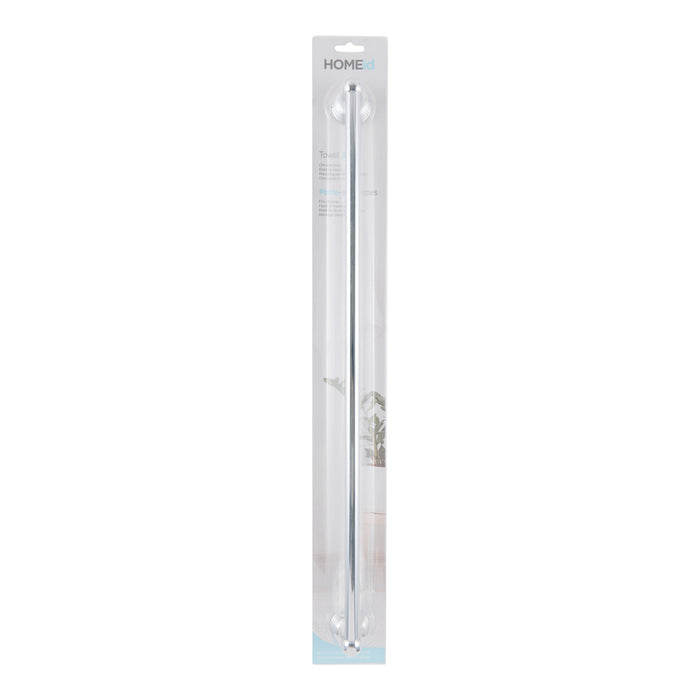 HOMEid Towel Rack, Silver, 24-in.