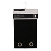 Rideau en similisuède HomeStyles, noir - 52 po x 84 po
