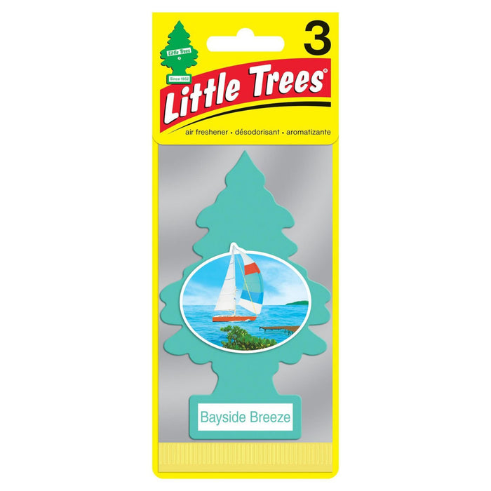 Désodorisant pour voiture parfum Bayside Breeze Little Trees – emb. de 3